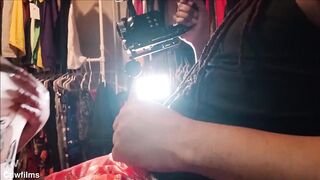 Large ass cutie makes her butt clap oiled up in advance of sucking a large dong and getting a facial