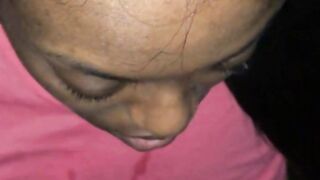 Black Doxy Likes Cum All Over Her Glamorous Face