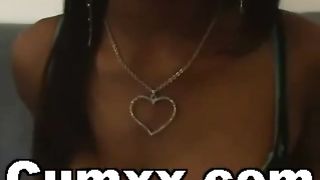 Freaky Black Chick Pussy Pumped Till Creampie