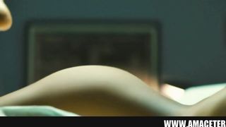 Rosario Dawson shows  her shaven pussy in Trance (2013)