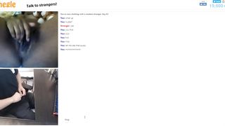 Hot Black Girl on Omegle Masturbates