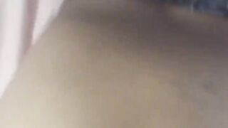 Pov -- Thick butt black teen can't take knob