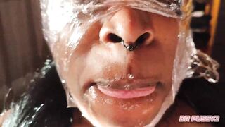 S&M - BLACK HAS HARDCORE SQUIRT SEX AND IN HER UNFATHOMABLE MOUTH