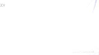 Fiery wench Angie Moon is back to test two ebony knobs in her booty