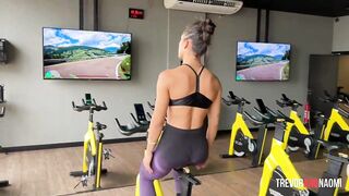 Latin chick's Steamy Gym Workout Ends With Her Booty Getting Pounded!