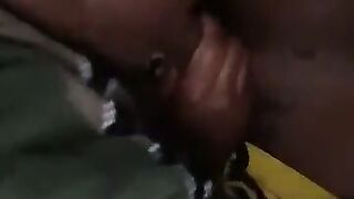 Black sucking my knob