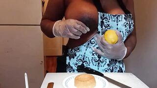 Hawt Black Cooks Undressed