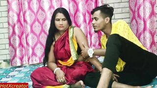 Lonely Step-Aunty Hardcore Coarse Sex with step-nephew! Homemade