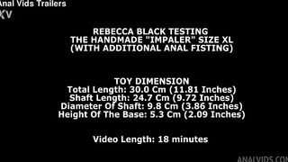 Jolee Love & Rebecca Ebony Testing The Handmade Impaler Size XL and Khun Size XL (With Extra Anal Fisting) TWT175