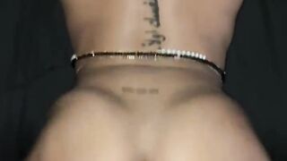 Your beloved taking it doggystyle cum on bbc