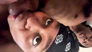 Black Sucking Ramrod until Giant Ejaculation