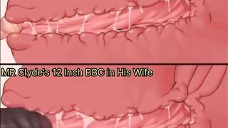 Mr Clyde's 12 Inch BBC Vs Cuckold Husbands Knob