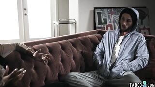 Tricky chap banging her black ex girlfriends ebony butt