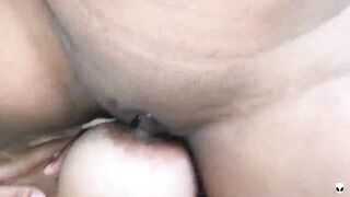 Lascivious Lesbos Black Love button to Latin Love button Vagina on Cunt Trib