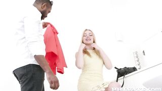 Excited Blond Pornstar Rebecca Ebony, gags, deepthroats, is butt banged & double penetration'd By 4 Large Ebony Jocks in this Cum filled Chocolate & Vanilla Interracial Gang Screw! Full Flick & 100's Greater quantity at Intimate.com!