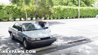 XXXPAWN - Gorgeous Ebony Beauty With Large Titties Gives Up Her Constricted Twat For Elementary Cash