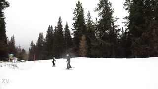 Seductive Ski Chicks Candee Licious And Kitana Lure Share Penis After Enjoying Lesbian Thong On Session GP3295