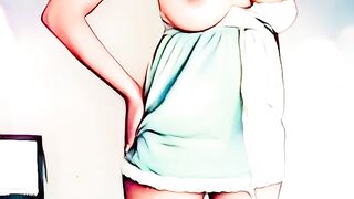 Jamaican Ai Solo Female Filter Toon Dancing At Home Black Art Carnal Romance