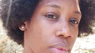 Black Playgirl Stranded On An Island