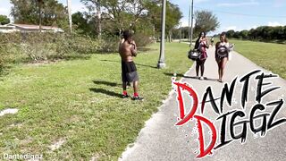 BLACK BBC FLOOZY CHEERLEADERS SUGGA BADDIE & DEJA HONEY BANG THE STAR FOOTBALL PLAYERS AFTER PRACTICE