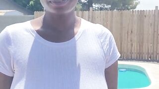 Hot Tiana Grand large bazookas, interviewed sucks BBC then gets banged missionary style!