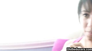 Ebony teen fucks white stepdad