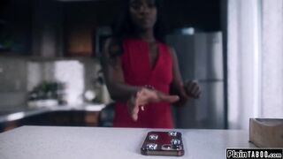 Dude finds yielding wife and her black bff in fetish gear