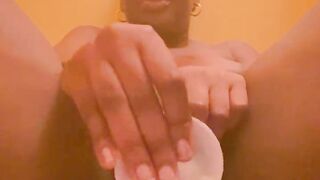 amateur solo black extraordinary immodest talk, moist glamorous cunt masturbation, uses sex-toys (full clip)