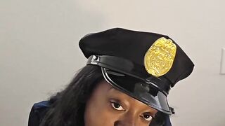 Miss Police makes her Twat Cream
