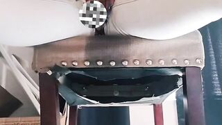 Risky business below coworkers desk ???? subscribe to my fansly for the full uncensored episode ????