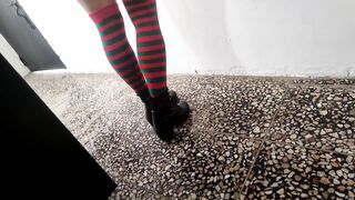 HAWT MEXICAN SHOWS OFF HER UNDERWARE ON CHRISTMAS EVE. I'M A VERY SEXY WENCH