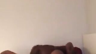 Me giving each inch in black cunt