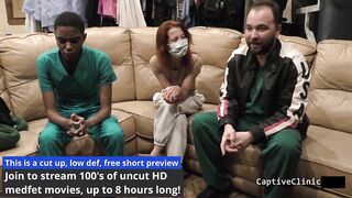 Hawt Black Gal Jewel Is Taken By Sadistic Nurse Stacy Shepard And Cold-blooded Doctor Tampa For Their Sick Strange Raunchy Pleasures! Full Video EXCLUSIVELY At om With 100's Of Other MedFet Clips!