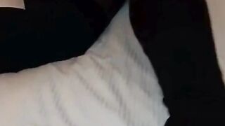 Black big beautiful woman Widens Her Legs Wide Open And Shows Her Large Shaven Moist Snatch