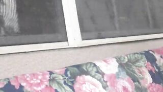 Super hot Jamaican Girlfriend twerks her great black butt showing off her moves