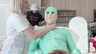 A real pleased ending for the latex king Slayer