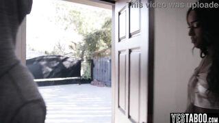 Large booty ebony playgirl lets large weenie loser ex boyfriend rail her one final time