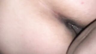 Hot Latin babe taking backshots