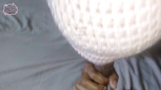 POV I made my spouse Cum hard on my thick butt from behind