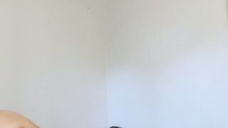 Right previous to the squirt session