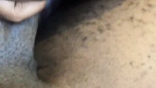 Black large ass gives her chap a quick ride previous to work