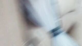 Playing with my snatch secretly in the washroom