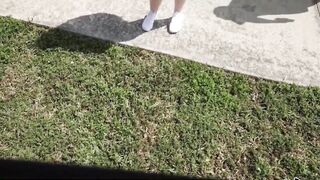 Nerdy white cutie take a biggest ebony cock