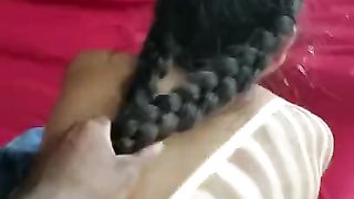 Latina gets her Hair Pulled while she Takes BBC
