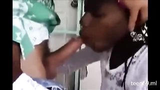Black African Teen Fucked by a White Guy