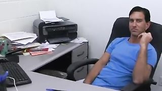 Plump chick jams cock in her fat vagina