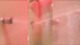 Stripping & Vagina Play in the shower LIVE on Web camera