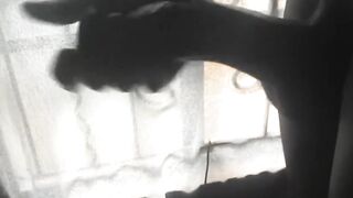 VERIFIED AMATEUR JACKING OFF HIS LARGE DONG THROUGHOUT THE WINDOW