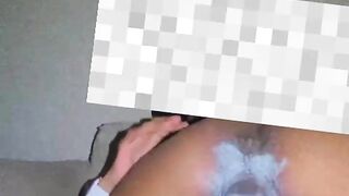 Black Bounces on Ebony Schlong and Ends in Facial