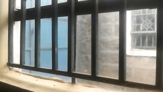 WICKED BBC MASTURBATING THROUGHOUT THE WINDOW